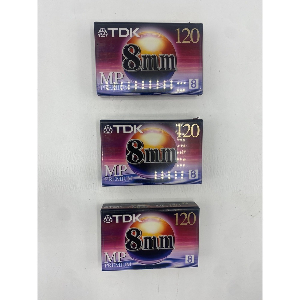 TDK‎ 8MM 120 minuet MP Premium - 4 pack - new sealed